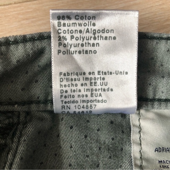 Adriano Goldschmied The Stevie Ankle Corduroy Pants Slim Straight in Dark Green - Picture 12 of 13